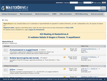 Tablet Screenshot of forum.masterdrive.it