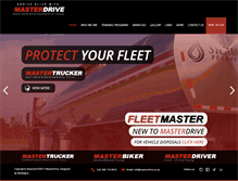 Tablet Screenshot of masterdrive.co.za